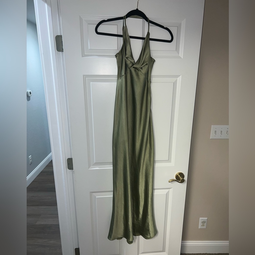 ~WORN ONCE~Petal + Pup olive dress